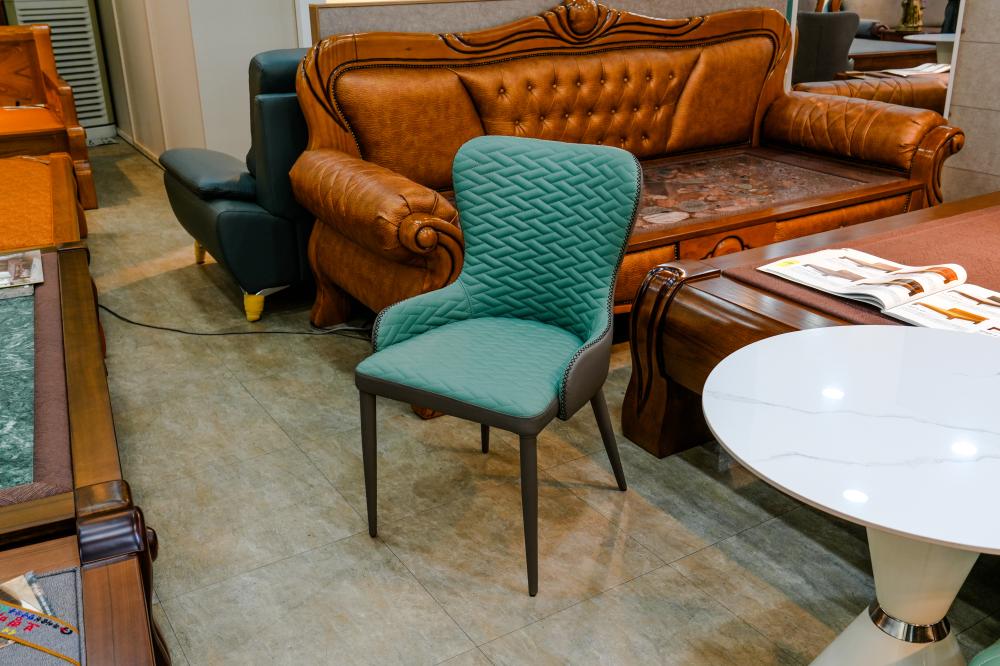 2인 원형 세라믹 식탁 세트