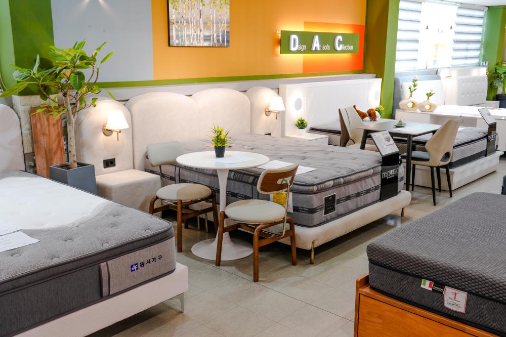 패브릭 호텔침대