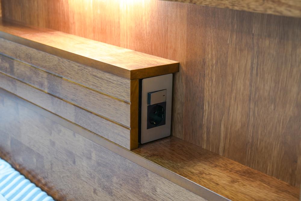 원목 싱글 침대