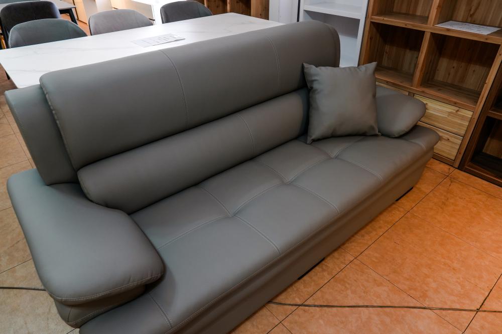 3인용 가죽소파(다크그레이)