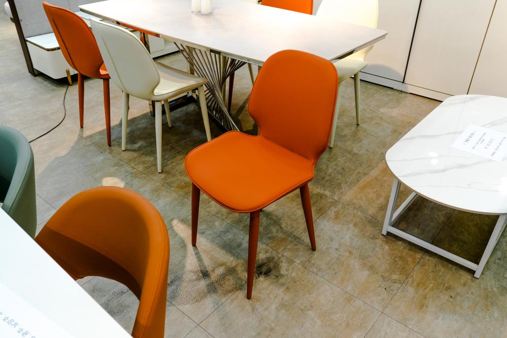 무광 화이트 6인 세라믹식탁 세트